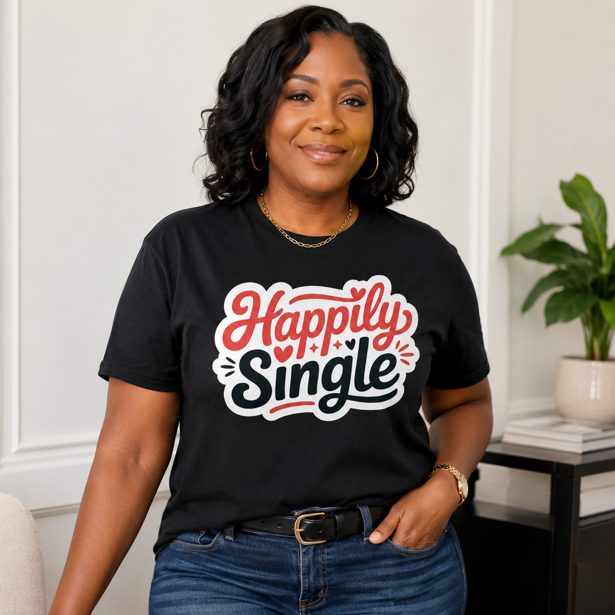 Happily Single T-Shirt